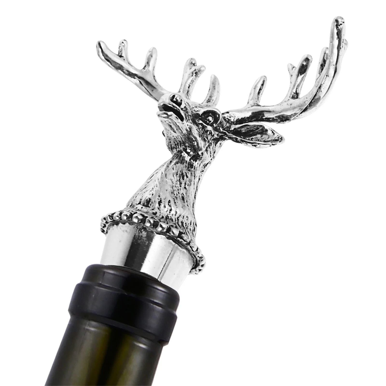 Elk Head Bottle Plug Stopper Alloy Antler Shape Deer Christmas Decorative Stoppers Anti Corrosion Fine Workmanship Rubber
Elk Head Bottle Plug Stopper Alloy Antler Shape Deer Christmas Decorative Stoppers Anti Corrosion Fine Workmanship Rubber