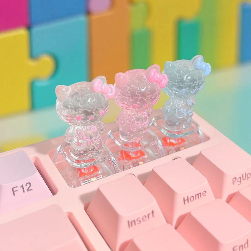 Creative Cute Three-dimensional Hellokitty ESC Key Transparent KeyCap Cartoon KT Thickened Mechanical Keyboard DIY Keycaps Gifts
Creative Cute Three-dimensional Hellokitty ESC Key Transparent KeyCap Cartoon KT Thickened Mechanical Keyboard DIY Keycaps Gifts