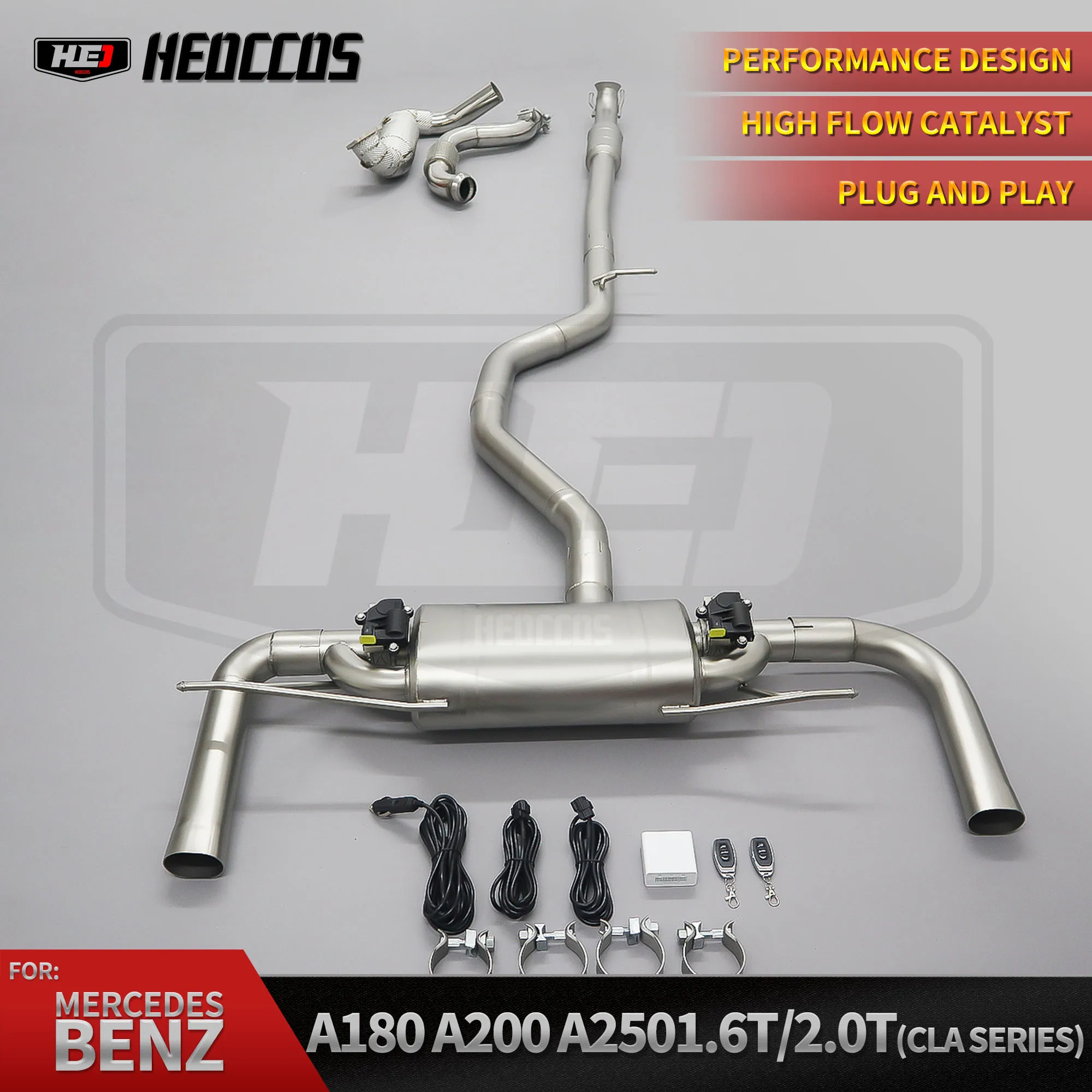 High Performance Full Exhaust System for Mercedes-benz A180/A200 W176 With Valve Controller Muffle Exhaust Pipe Perfect Fitment
High Performance Full Exhaust System for Mercedes-benz A180/A200 W176 With Valve Controller Muffle Exhaust Pipe Perfect Fitment