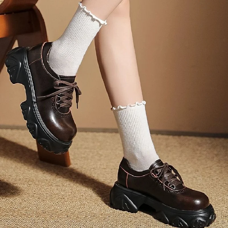2024 New Retro British Style Thick Soled Leather Shoes For Women's Daily Casual Wear Comfortable Single Shoes For Women
2024 New Retro British Style Thick Soled Leather Shoes For Women's Daily Casual Wear Comfortable Single Shoes For Women