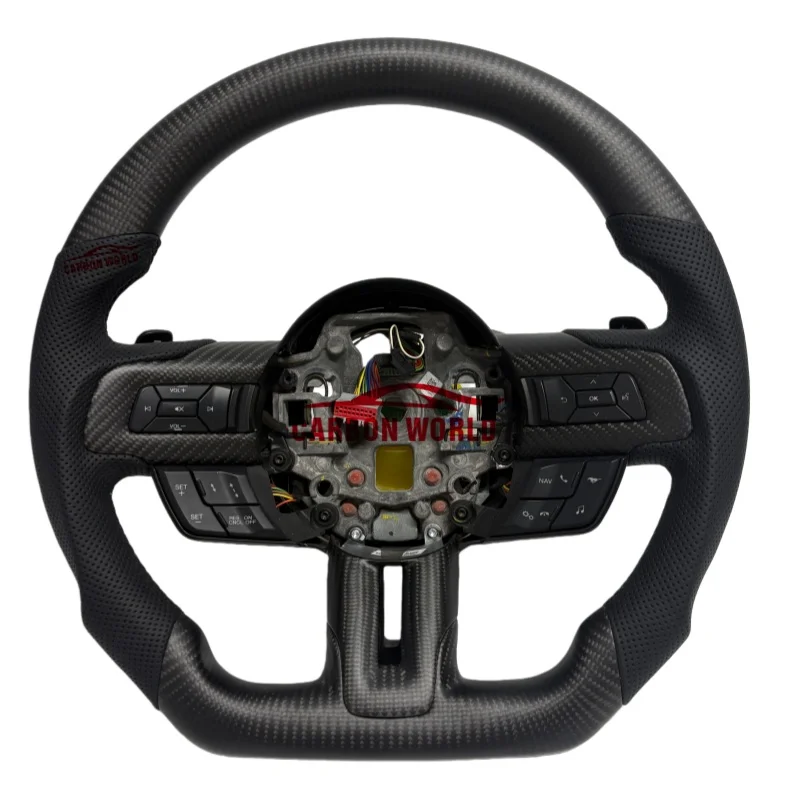 Спортивный руль из матовой кожи из углеродного волокна для моделей Ford Mustang 2015, 2016, 2017, 2018, 2019, 2020, 2021, и 2022.
Спортивный руль из матовой кожи из углеродного волокна для моделей Ford Mustang 2015, 2016, 2017, 2018, 2019, 2020, 2021, и 2022.