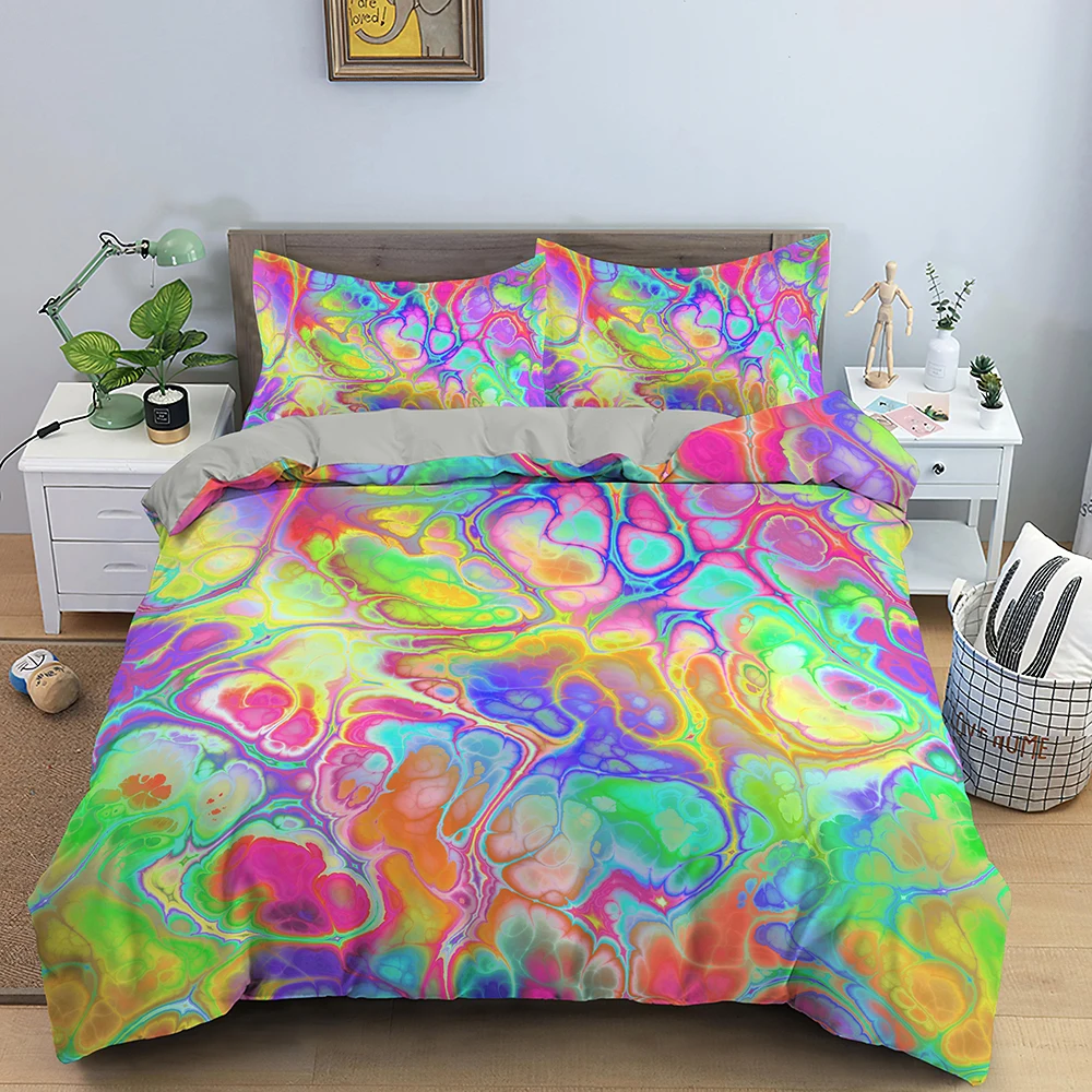 Geometric Pattern Duvet Cover Psychedelic Bedding Set Microfiber Quilt Cover With Zipper Closure Queen King Size For Teen Adult
Geometric Pattern Duvet Cover Psychedelic Bedding Set Microfiber Quilt Cover With Zipper Closure Queen King Size For Teen Adult