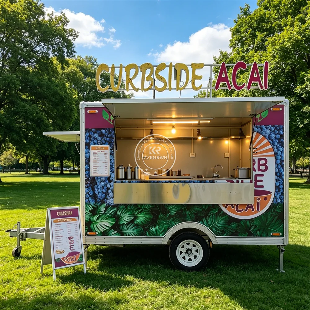 Pizza Coffee Ice Cream Cart Outdoor Mobile Kitchen Trailer Food Trailer Concession Hot Dog Fries Food Truck Fully Equipped
Pizza Coffee Ice Cream Cart Outdoor Mobile Kitchen Trailer Food Trailer Concession Hot Dog Fries Food Truck Fully Equipped