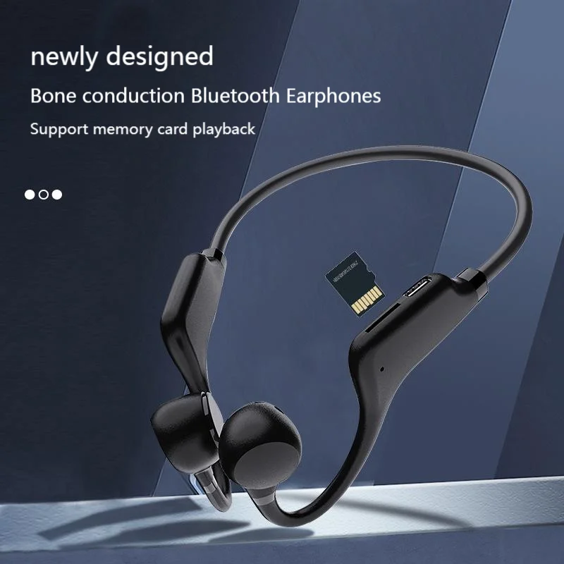 Wireless bone conduction bluetooth 5.2 headphones support TF card waterproof sports earphones long battery life HIFI Earbuds 
Wireless bone conduction bluetooth 5.2 headphones support TF card waterproof sports earphones long battery life HIFI Earbuds
