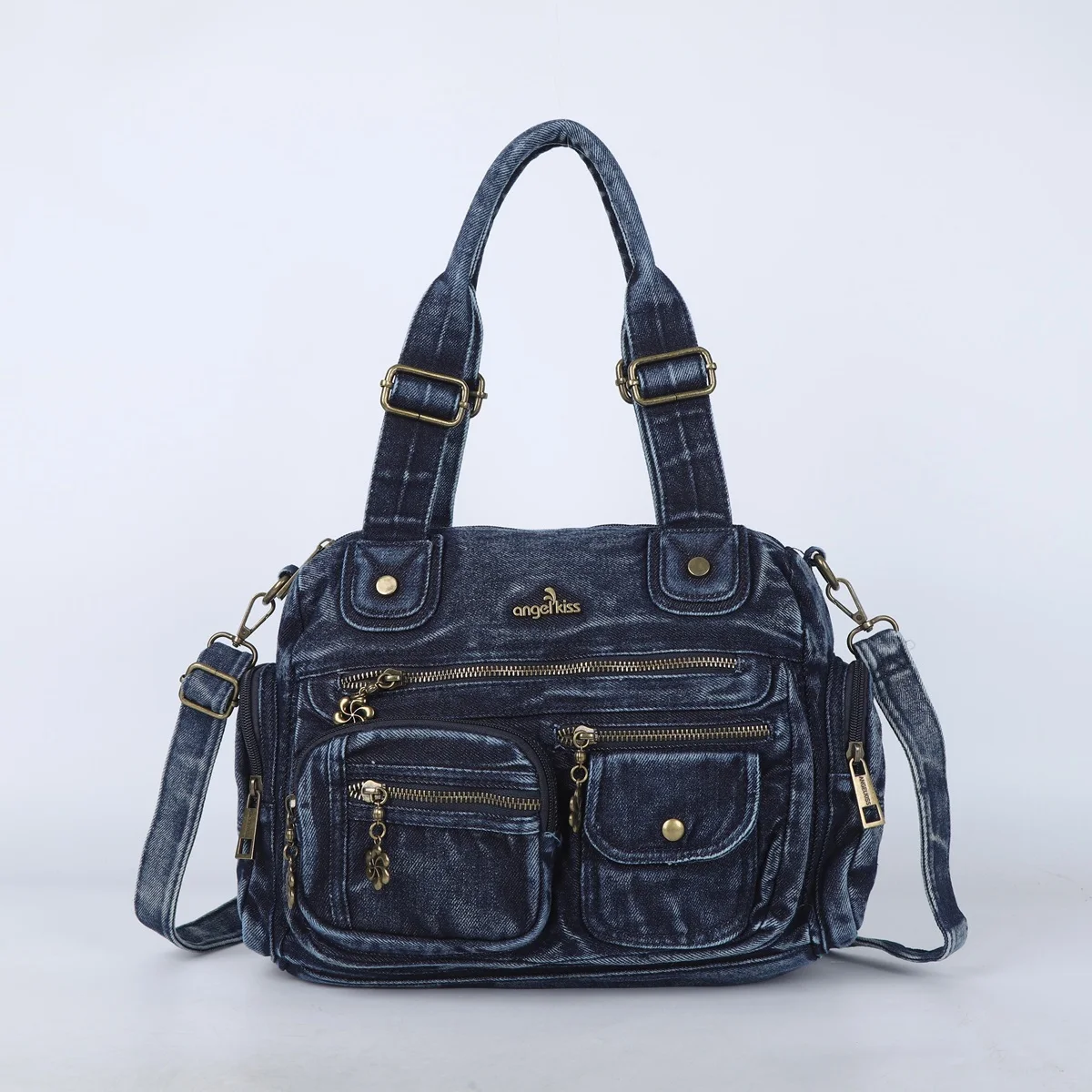 Women Handbags Denim Tote Fashion Shoulder Bag Top-handle Bag Satchel Dumpling Pack Shoulder Bag Dinner Bag Large Purse
Women Handbags Denim Tote Fashion Shoulder Bag Top-handle Bag Satchel Dumpling Pack Shoulder Bag Dinner Bag Large Purse