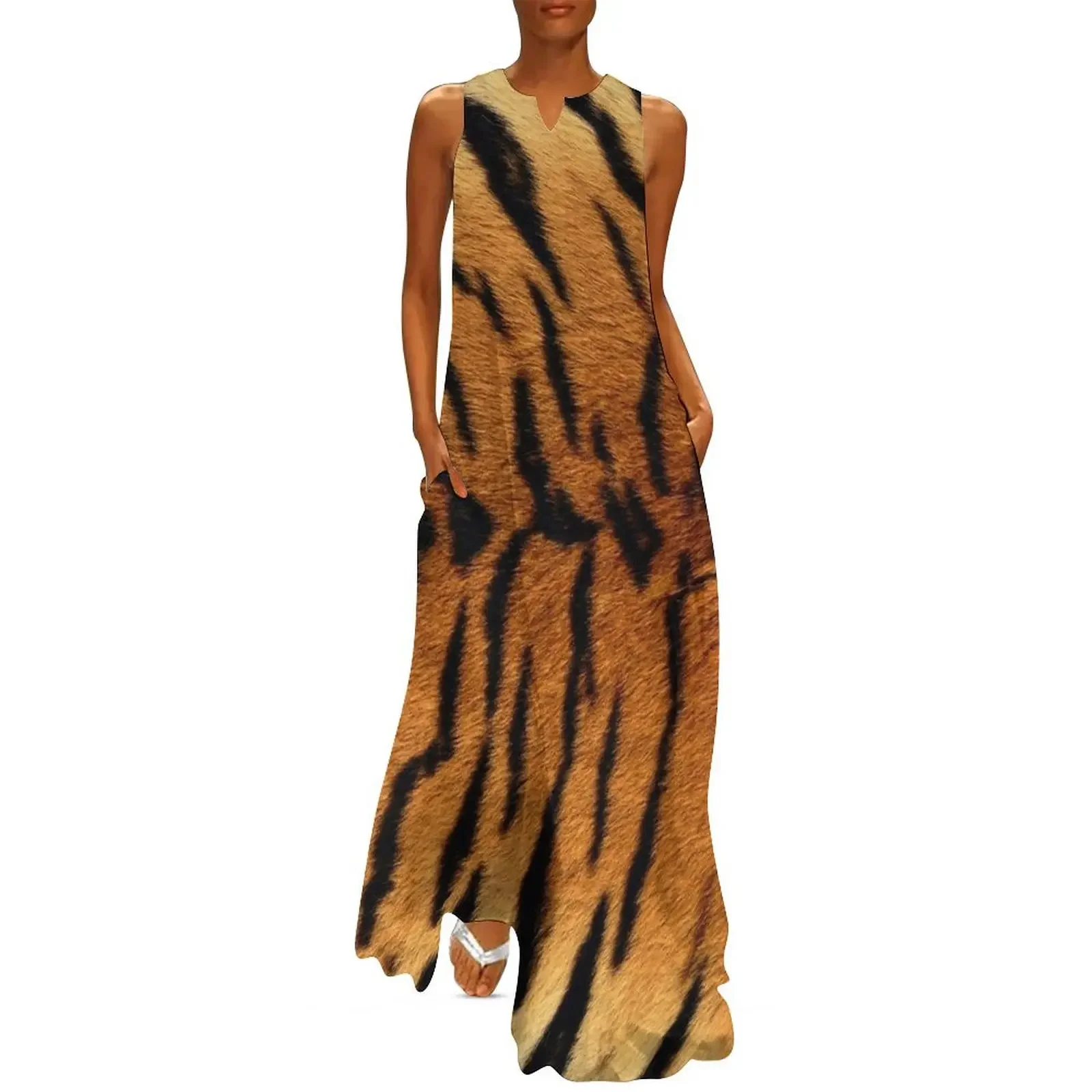 Tiger Skin Print Long Dress summer dress womens 2025 luxury dress women's summer 2025
Tiger Skin Print Long Dress summer dress womens 2025 luxury dress women's summer 2025