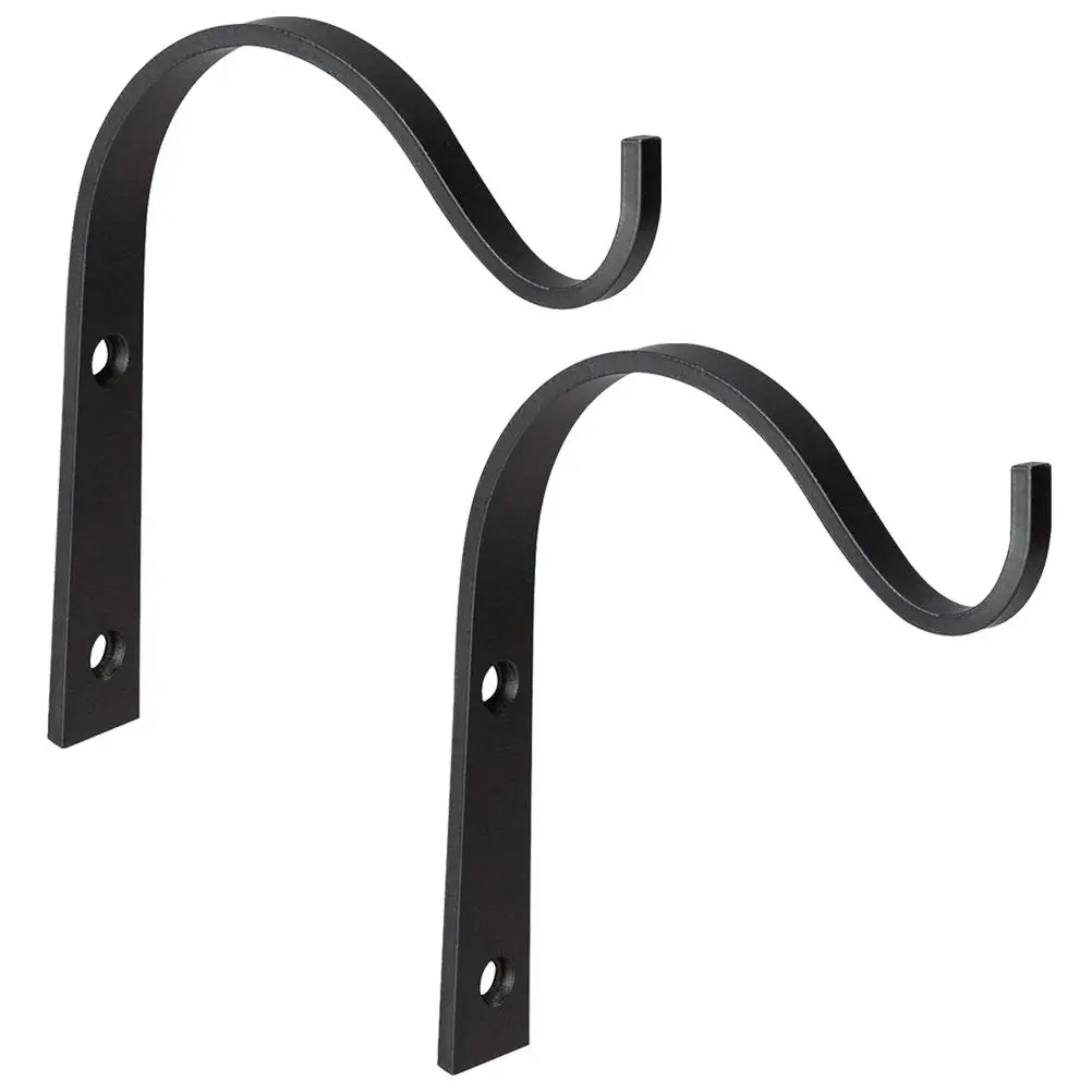2 Pcs Sturdy Self-tapping Hooks for Plants Flower Basket Wall Hangers Metal Coat Rack Planters Hanging Bracket
2 Pcs Sturdy Self-tapping Hooks for Plants Flower Basket Wall Hangers Metal Coat Rack Planters Hanging Bracket