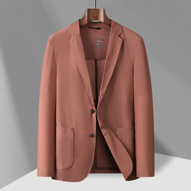Ice Silk Lightweight Anti-UV Men's Suit Casual Summer Fashion Outerwear No Ironing Required Breathable Comfortable Business Coat
Ice Silk Lightweight Anti-UV Men's Suit Casual Summer Fashion Outerwear No Ironing Required Breathable Comfortable Business Coat