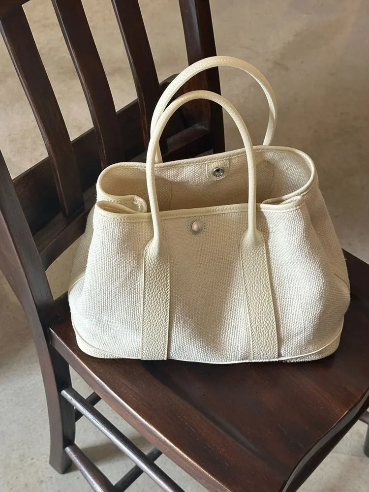 Large Capacity Linen Canvas Tote Bag Women's Commuter Handbag Soft Shoulder Handle Summer New Style Korean Fashion Tote
Large Capacity Linen Canvas Tote Bag Women's Commuter Handbag Soft Shoulder Handle Summer New Style Korean Fashion Tote