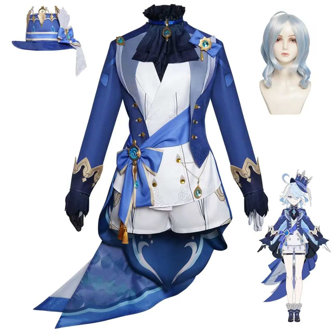 Genshin Impact Furina Cosplay Costume Furina De Fontaine Full Set Outfit With Hat Game Cosplay Suit For Halloween Comic Con
Genshin Impact Furina Cosplay Costume Furina De Fontaine Full Set Outfit With Hat Game Cosplay Suit For Halloween Comic Con
