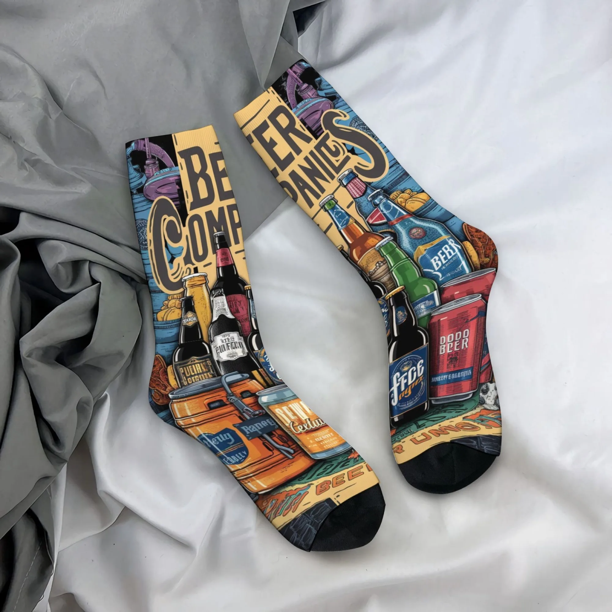 Beer-Themed Retro Fashion Men's Socks Novelty Funny Happy Crew Socks Crazy Street Hip-Hop Socks Outdoor Casual Sports Socks Gift
Beer-Themed Retro Fashion Men's Socks Novelty Funny Happy Crew Socks Crazy Street Hip-Hop Socks Outdoor Casual Sports Socks Gift