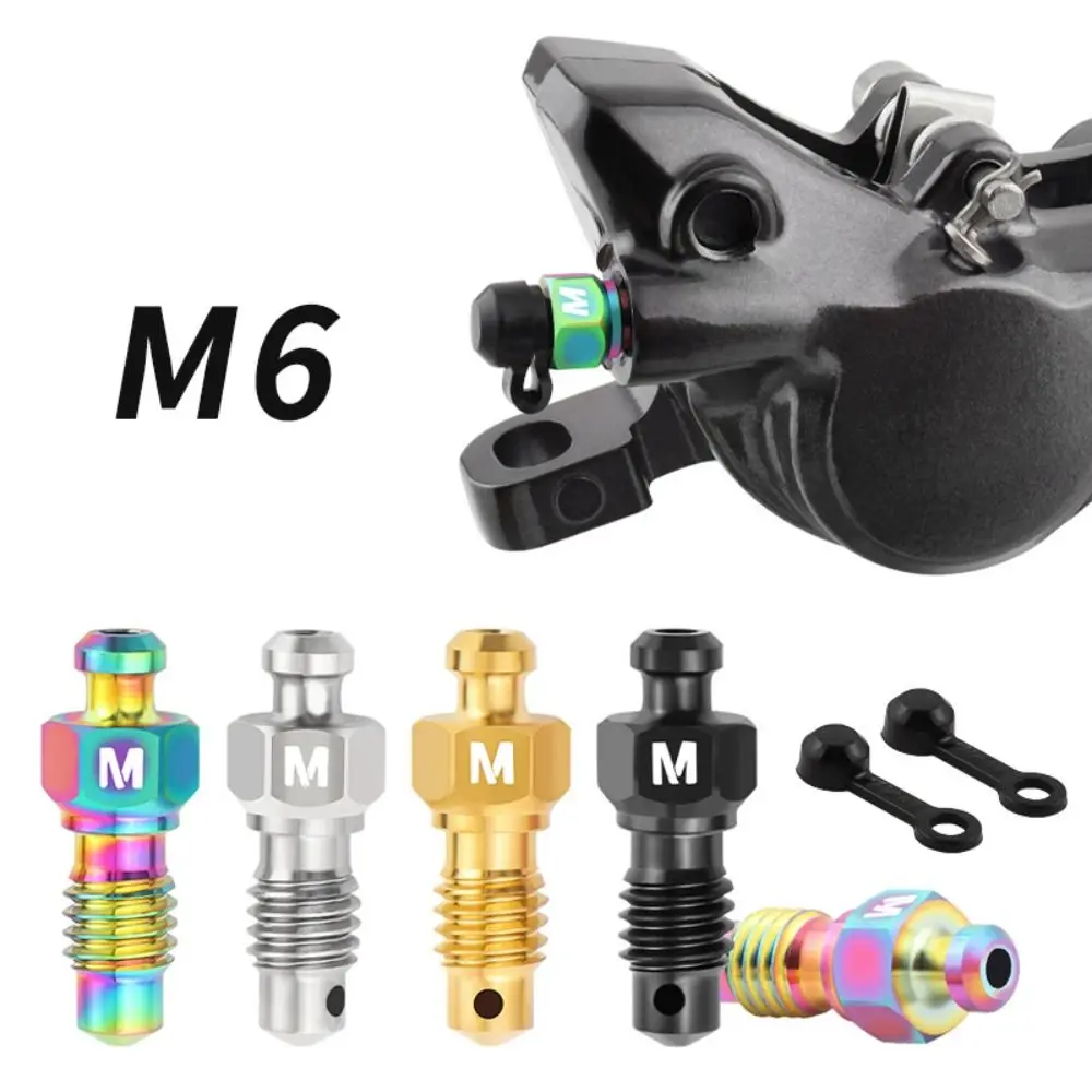 Titanium Alloy Disc Brake Exhaust Bolts Dust Cap Bike Bolts Oiling and Bleed Screw M6 Rust Resistance Oil Filling Vent Screw
Titanium Alloy Disc Brake Exhaust Bolts Dust Cap Bike Bolts Oiling and Bleed Screw M6 Rust Resistance Oil Filling Vent Screw