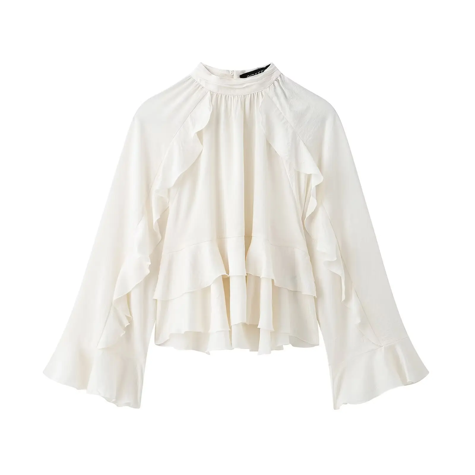 2025 women's spring and autumn fashion long sleeve round neck layered decorative shirt women's solid color loose shirt
2025 women's spring and autumn fashion long sleeve round neck layered decorative shirt women's solid color loose shirt