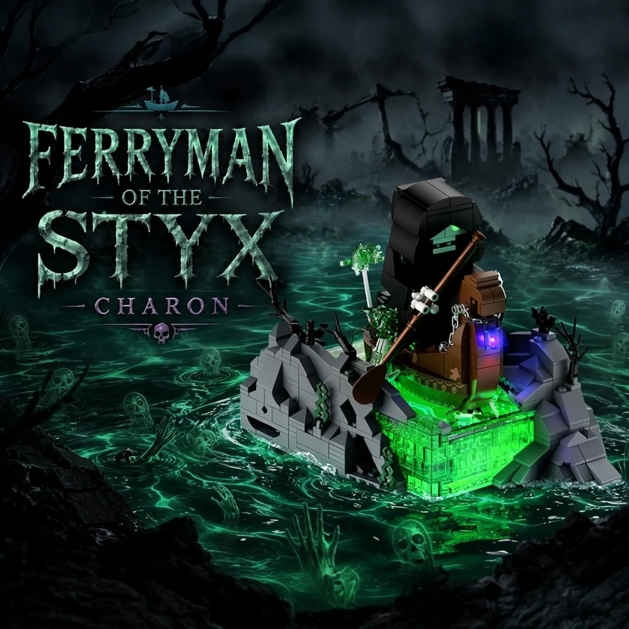 884pcs Horror Ferryman of the Styx Charon Building Blocks Mysterious Bricks Set Desktop Ornament Halloween Gifts Toys for Adults
884pcs Horror Ferryman of the Styx Charon Building Blocks Mysterious Bricks Set Desktop Ornament Halloween Gifts Toys for Adults