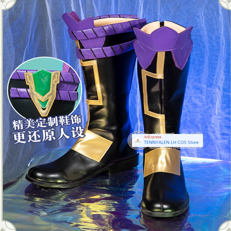 Xiao Cosplay Hot Game Genshin Impact Anime Shoes PU Boots Halloween Adult Props Unisex Custom Size Xmas Gift
Xiao Cosplay Hot Game Genshin Impact Anime Shoes PU Boots Halloween Adult Props Unisex Custom Size Xmas Gift