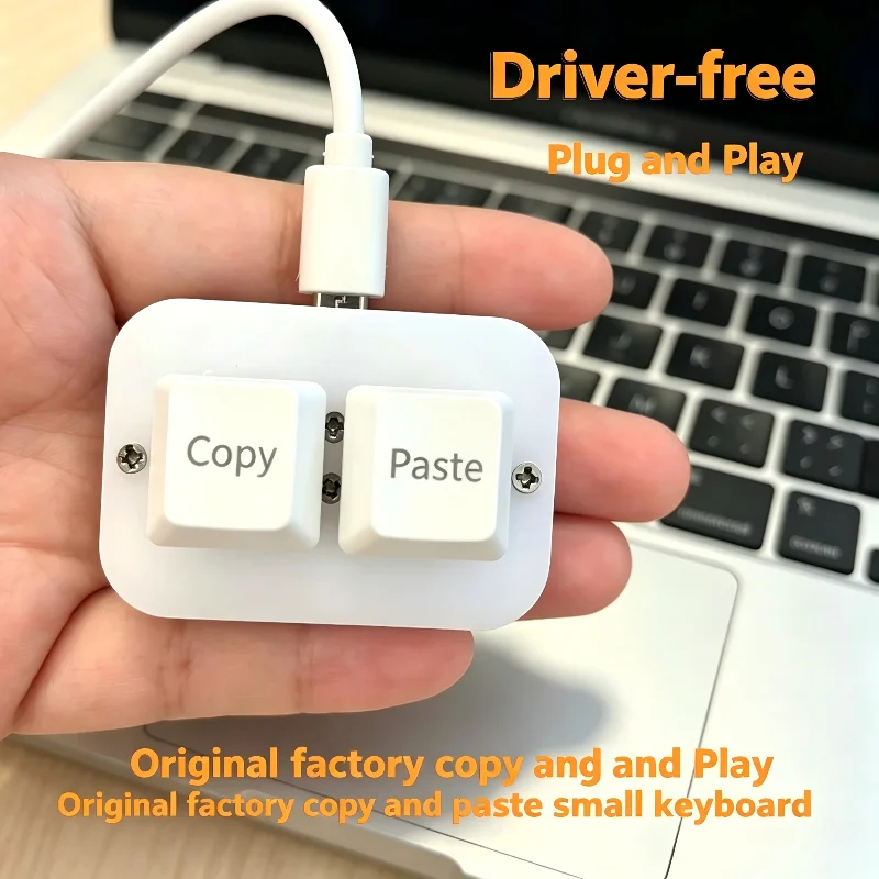 One-Click Copy Paste Shortcut Keyboard, USB Wired, Plug & Play, No Driver Required, for Laptop/Desktop Office Use
One-Click Copy Paste Shortcut Keyboard, USB Wired, Plug & Play, No Driver Required, for Laptop/Desktop Office Use