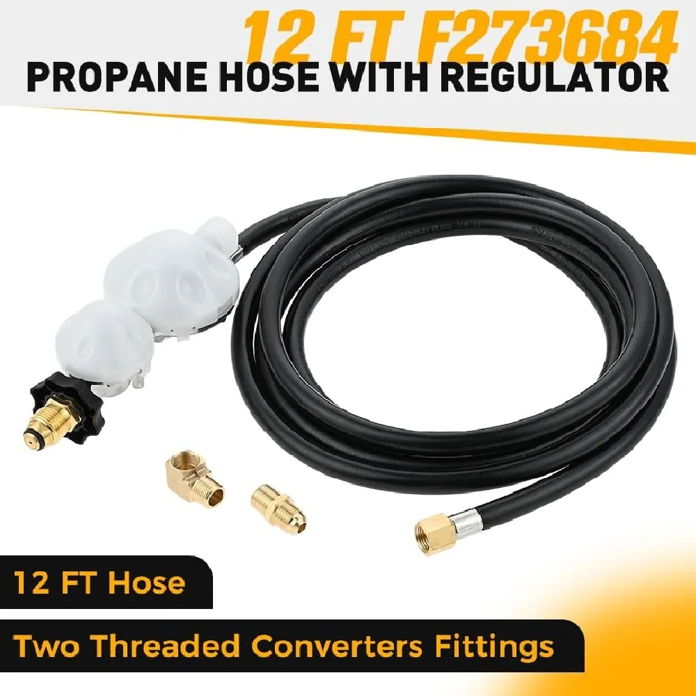 F273684 12 футов пропанновый шланг и регулятор для жаберного нагревателя, газовой плиты, газового генератора, двухступенчатый регулятор, фитинг 3/8 дюйма MP X 3/8 дюйма MF
F273684 12 футов пропанновый шланг и регулятор для жаберного нагревателя, газовой плиты, газового генератора, двухступенчатый регулятор, фитинг 3/8 дюйма MP X 3/8 дюйма MF