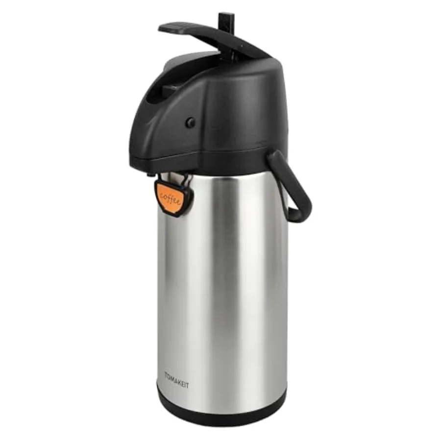 Airpot Coffee Dispenser Thermal with Pump, 2.5L/85 Oz Insulated Stainless Steel Large Airpot Coffee Carafe Lever Action for Hot
Airpot Coffee Dispenser Thermal with Pump, 2.5L/85 Oz Insulated Stainless Steel Large Airpot Coffee Carafe Lever Action for Hot