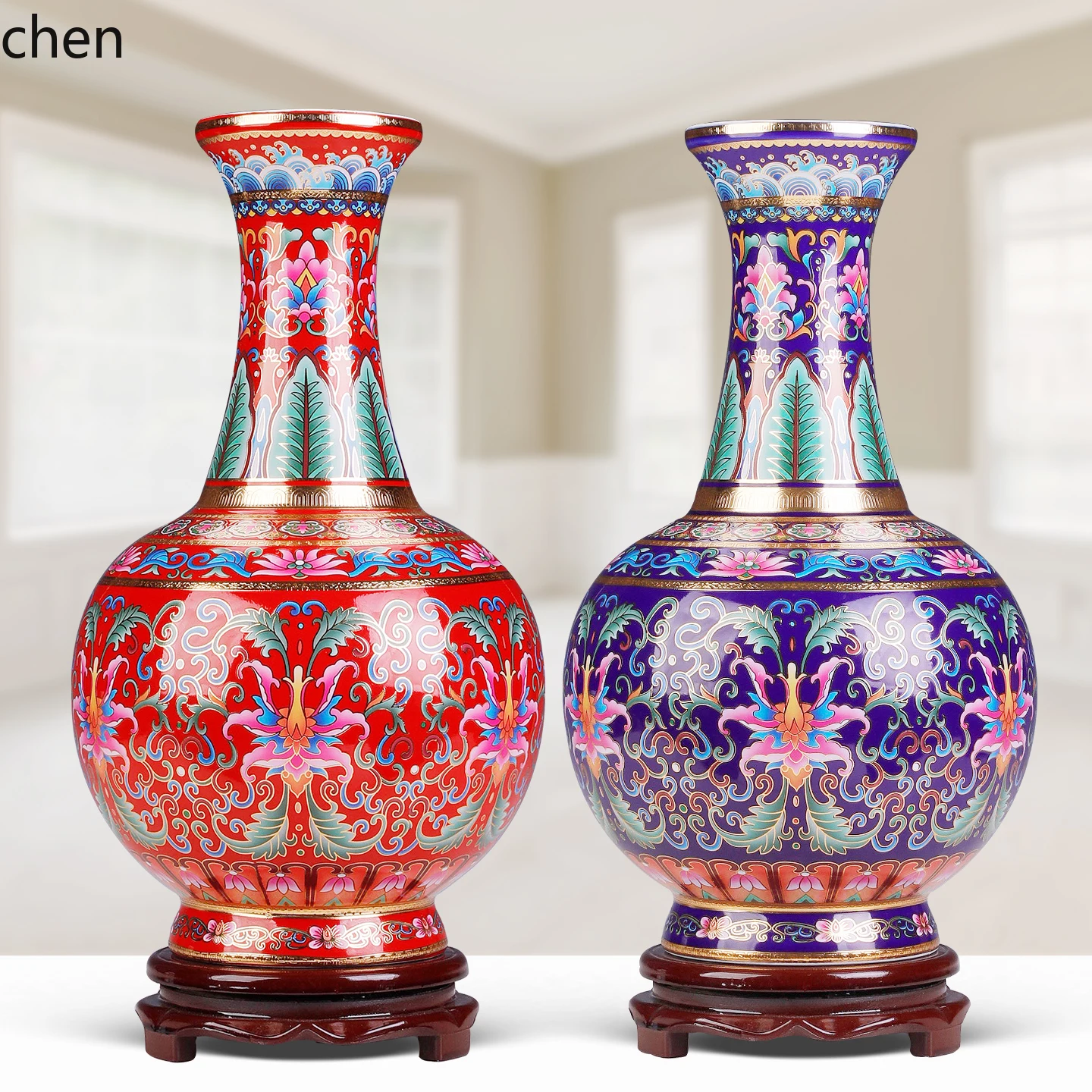 LXC ceramic enamel colored vase ornament living room vase decoration home crafts
LXC ceramic enamel colored vase ornament living room vase decoration home crafts