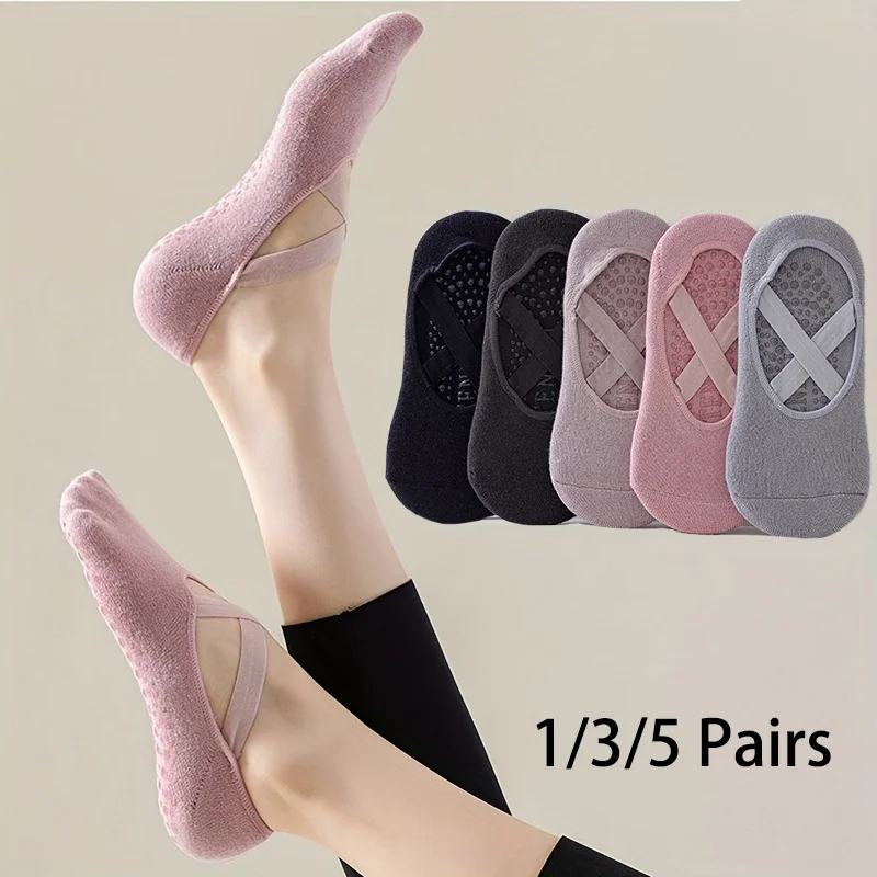 1/ 3Pair Professional Women Yoga Sock Women Backless Breathable Bandage Silicone Anti-slip Ballet Pilates Socks Yoga Sport Socks
1/ 3Pair Professional Women Yoga Sock Women Backless Breathable Bandage Silicone Anti-slip Ballet Pilates Socks Yoga Sport Socks