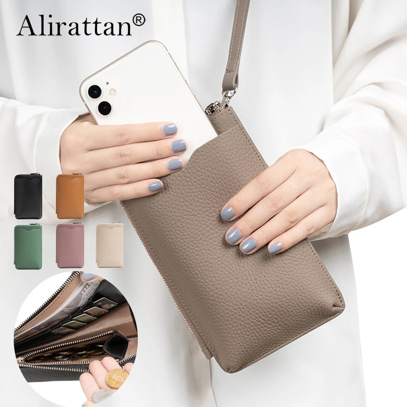 Alirattan Genuine Leather Phone Bag For Women's Crossbody 2024 New Niche Cowhide Women's One Shoulder Phone Mini Bag
Alirattan Genuine Leather Phone Bag For Women's Crossbody 2024 New Niche Cowhide Women's One Shoulder Phone Mini Bag