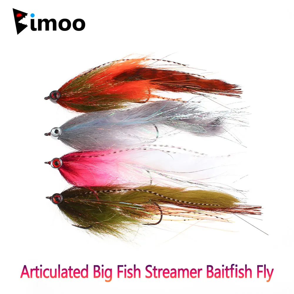 1PC 5.91inch Articulated Big Fish Streamer Baitfish Fly Flash Grizzly Saddle Hackle Bait Trout Pike Musky Bass Sea Fishing Lure
1PC 5.91inch Articulated Big Fish Streamer Baitfish Fly Flash Grizzly Saddle Hackle Bait Trout Pike Musky Bass Sea Fishing Lure