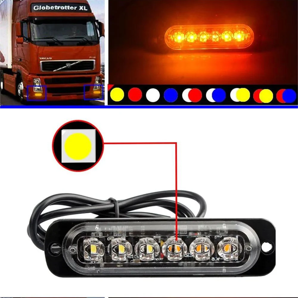 1 Pieces Ultra-Thin Warning Flashing 18W 6 LED Emergency Light Car Waterproof IP67 Strobe Police Ambulance Car Truck Lamp
1 Pieces Ultra-Thin Warning Flashing 18W 6 LED Emergency Light Car Waterproof IP67 Strobe Police Ambulance Car Truck Lamp