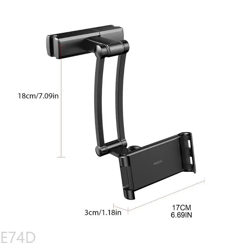 E74D Universal Car Back for Seat Headrest Mount Holder 4.5-10.5 Inch 360 Rotation Mini Tablet PC Auto Car Phone Holder Stand
E74D Universal Car Back for Seat Headrest Mount Holder 4.5-10.5 Inch 360 Rotation Mini Tablet PC Auto Car Phone Holder Stand