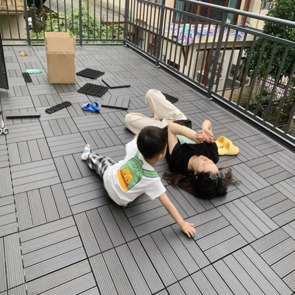 New Waterproof Outdoor Floor Hardwood Interlock Wooden WPC Floor Self-Paving DIY Installation Patio Deck Tiles Landscaping
New Waterproof Outdoor Floor Hardwood Interlock Wooden WPC Floor Self-Paving DIY Installation Patio Deck Tiles Landscaping