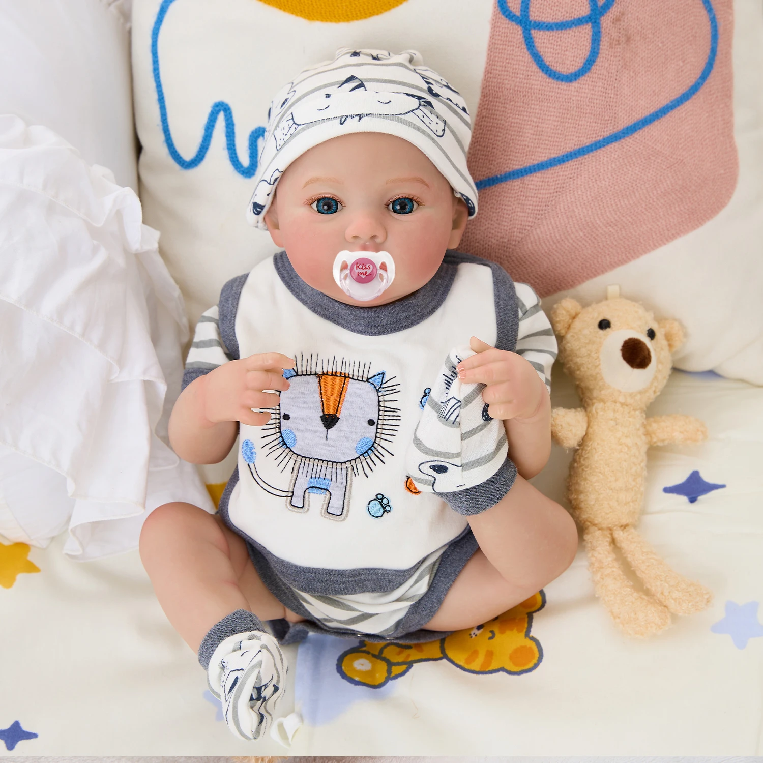 19 Inch 49 Cm Reborn Baby Doll Meadow Soft Vinyl Body handmade 3D Skin with Visible Veins Collectible Art Doll Christmas Gift
19 Inch 49 Cm Reborn Baby Doll Meadow Soft Vinyl Body handmade 3D Skin with Visible Veins Collectible Art Doll Christmas Gift