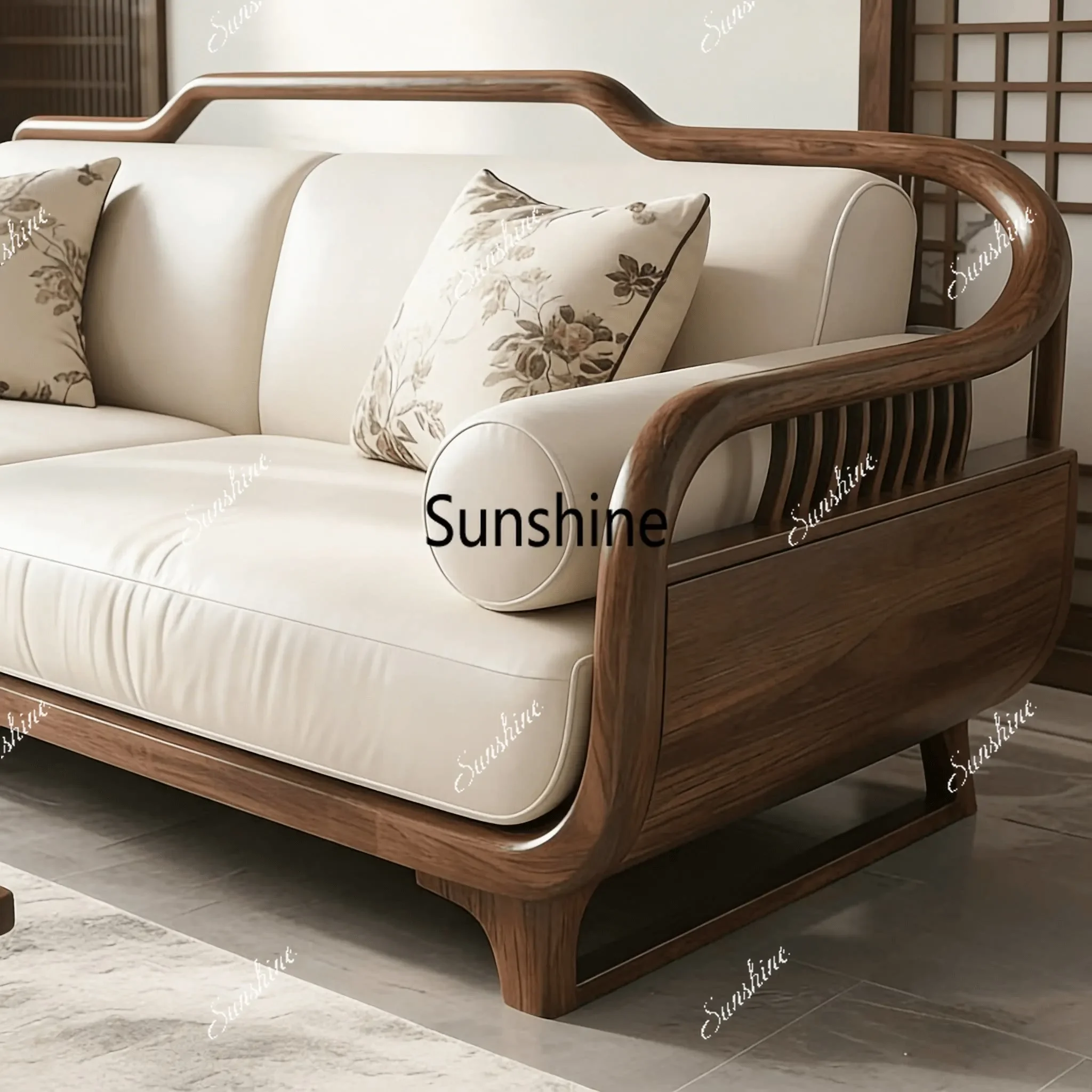 YNew Chinese-style solid wood living room sofa B & B villa high-end furniture customization
YNew Chinese-style solid wood living room sofa B & B villa high-end furniture customization