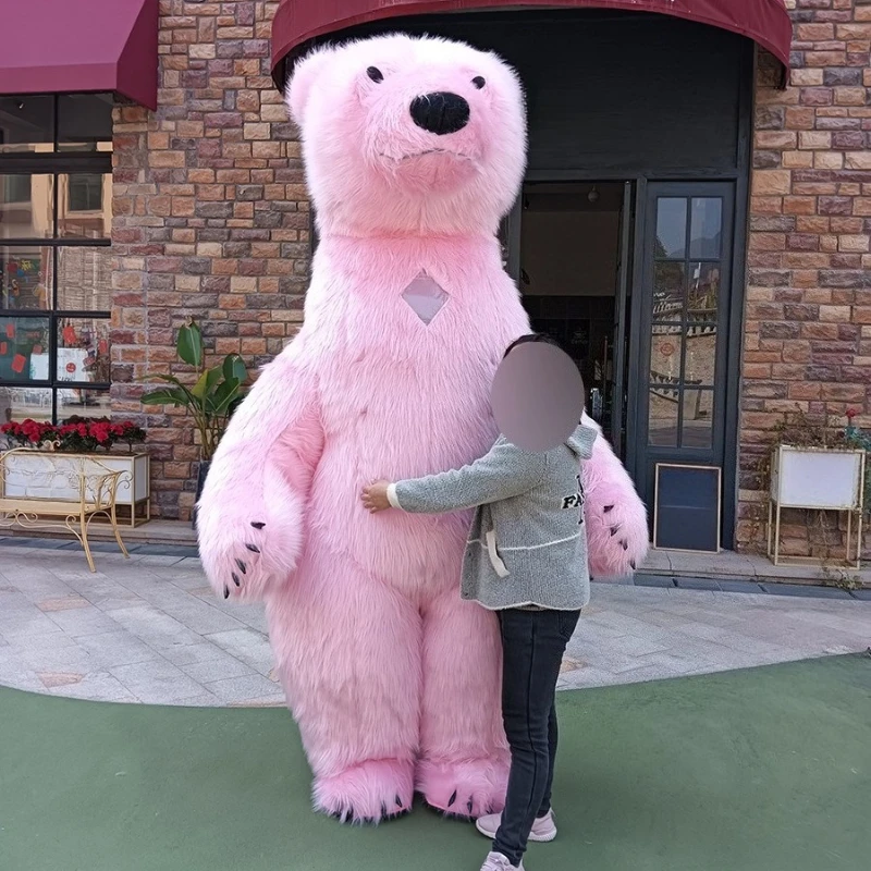 2M-3M Pink Hairy Polar Bear Mascot Adult Party Props Walking Inflatable Performance Costume Christmas Party Promotion Mascot
2M-3M Pink Hairy Polar Bear Mascot Adult Party Props Walking Inflatable Performance Costume Christmas Party Promotion Mascot