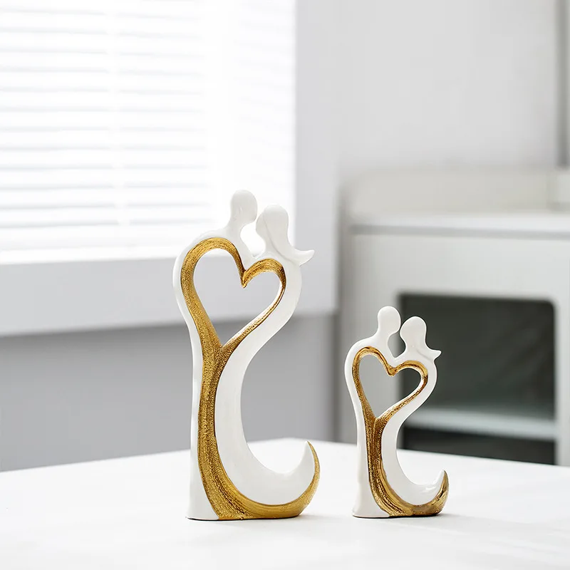 Creative Ceramic Couple Ornaments, Modern Simple Romantic Love Home Ornaments, Living Room Desktop Decoration
Creative Ceramic Couple Ornaments, Modern Simple Romantic Love Home Ornaments, Living Room Desktop Decoration