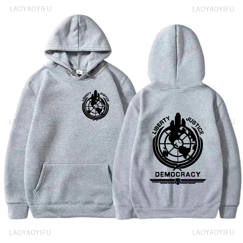 Helldivers Hoodie Retro Shooting Game Sweatshirt Men/women Casual Clothing Fashion Printing Hoody Comfortable Long Sleeve Hooded
Helldivers Hoodie Retro Shooting Game Sweatshirt Men/women Casual Clothing Fashion Printing Hoody Comfortable Long Sleeve Hooded