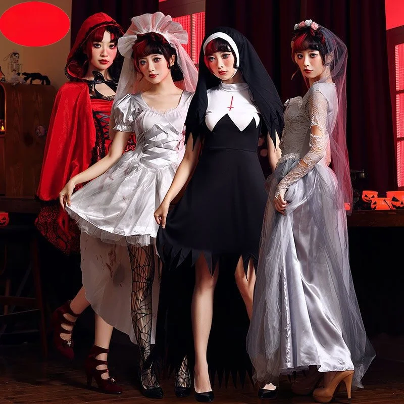 loween New Adult Costume ular Cosplay Role-plang Ghost Bride Little Red Riding Hood Outfit Polyester Fiber 00%
loween New Adult Costume ular Cosplay Role-plang Ghost Bride Little Red Riding Hood Outfit Polyester Fiber 00%