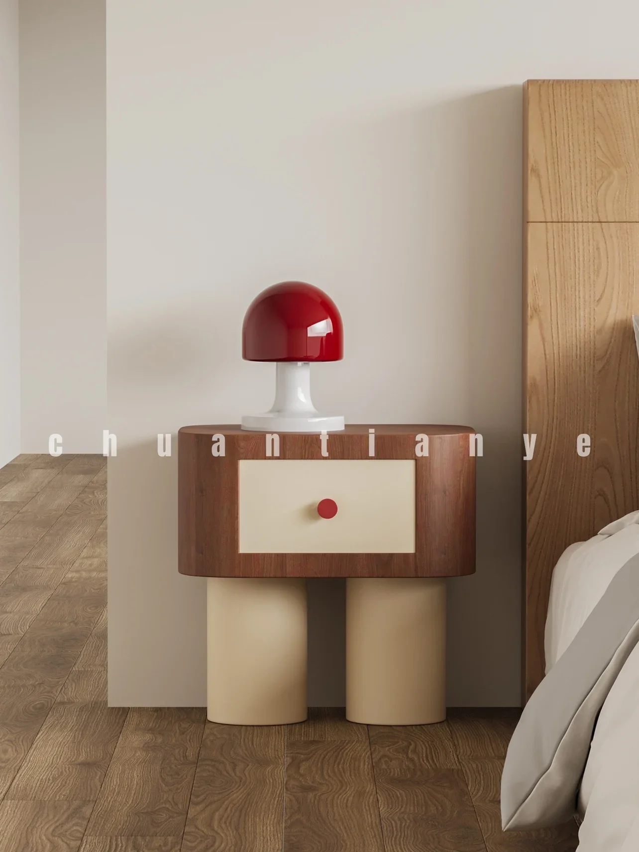 Kawadano Italian light luxury bedside table Internet celebrity design round solid wood simple modern high ins wind bedside table
Kawadano Italian light luxury bedside table Internet celebrity design round solid wood simple modern high ins wind bedside table