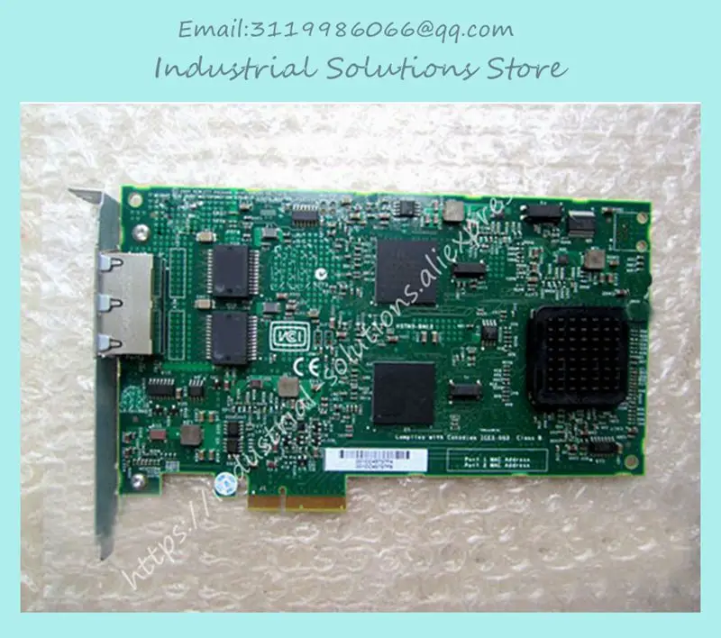 Оригинальный двойной гигабитный Ethernet NC380T BCM5706 374443 -001 100% протестировано, идеальное качество
Оригинальный двойной гигабитный Ethernet NC380T BCM5706 374443 -001 100% протестировано, идеальное качество