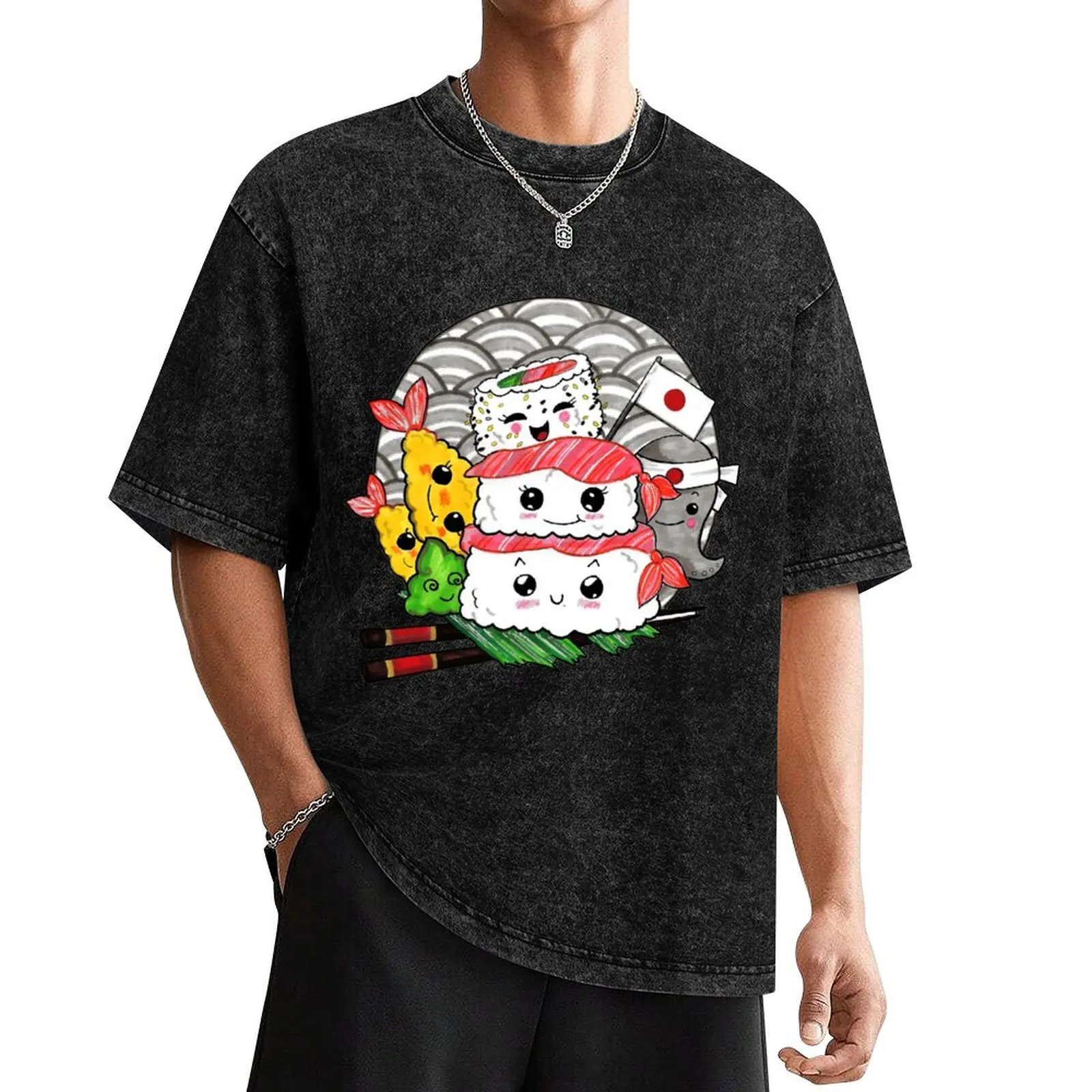 kawaii sushi, funny sushi, Yummy yummy !!! T-Shirt funny shirt cotton blacks funny gifts anime shirts men
kawaii sushi, funny sushi, Yummy yummy !!! T-Shirt funny shirt cotton blacks funny gifts anime shirts men