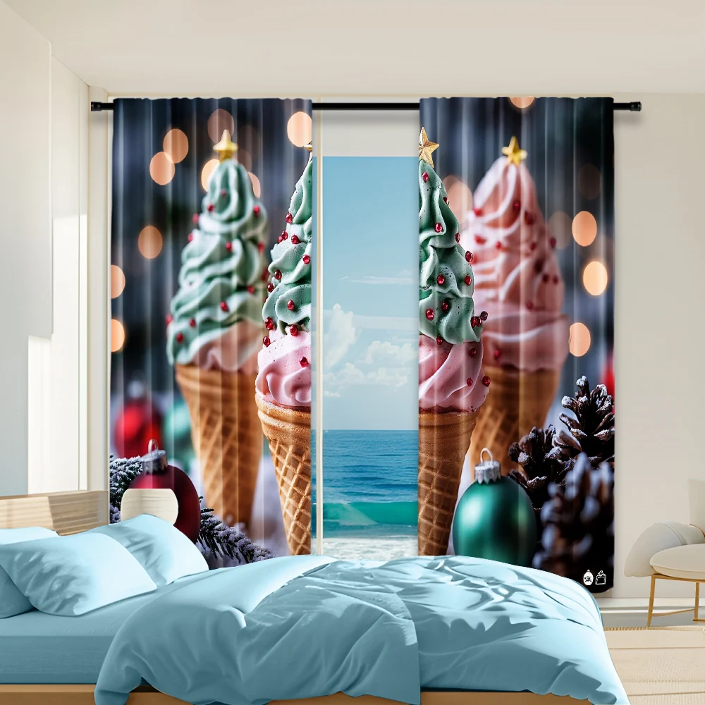 2 pcs, versatile polyester transparent curtains for home decoration Ice Cream for use in bedrooms and living rooms
2 pcs, versatile polyester transparent curtains for home decoration Ice Cream for use in bedrooms and living rooms