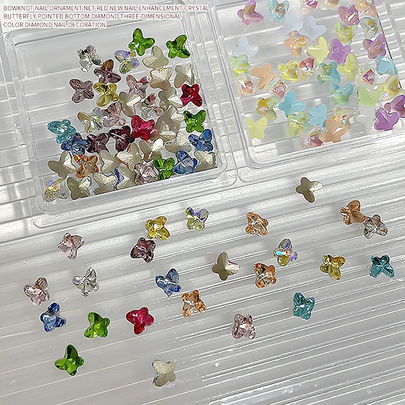 20PCS 5MM Pointed Back Butterfly 3D Nail Art Rhinestone Charms Accessories For Manicure Decor Nails Decoration Supplies Material
20PCS 5MM Pointed Back Butterfly 3D Nail Art Rhinestone Charms Accessories For Manicure Decor Nails Decoration Supplies Material