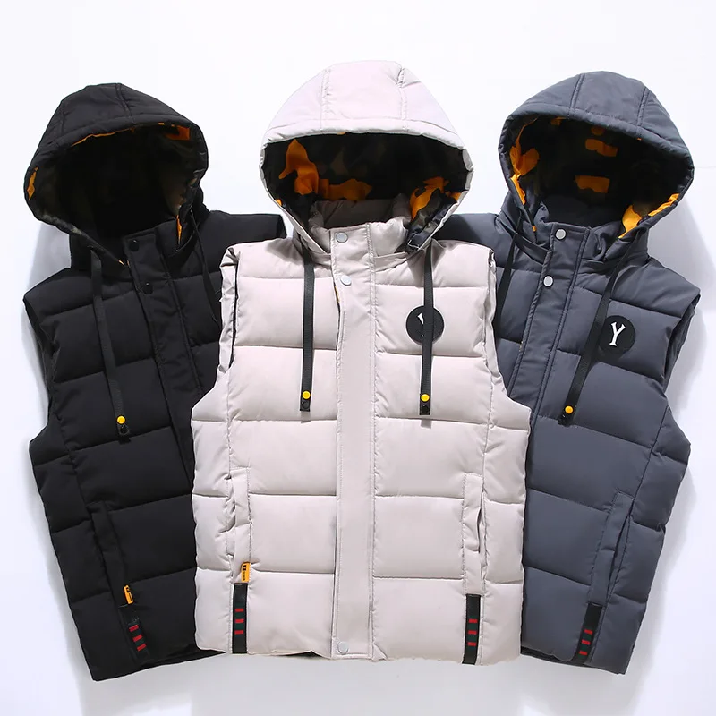 Men's Vest Autumn and Winter Korean Edition Trendy Down Cotton Vest Thickened Warm Tank Top Large Handsome Sweater Coat
Men's Vest Autumn and Winter Korean Edition Trendy Down Cotton Vest Thickened Warm Tank Top Large Handsome Sweater Coat