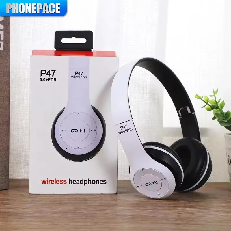 P47 Bluetooth 5.0 wireless headphone foldable HiFi stereo bass earphone kid helmet gift with mic USB adaptor for iPhone game p47
P47 Bluetooth 5.0 wireless headphone foldable HiFi stereo bass earphone kid helmet gift with mic USB adaptor for iPhone game p47