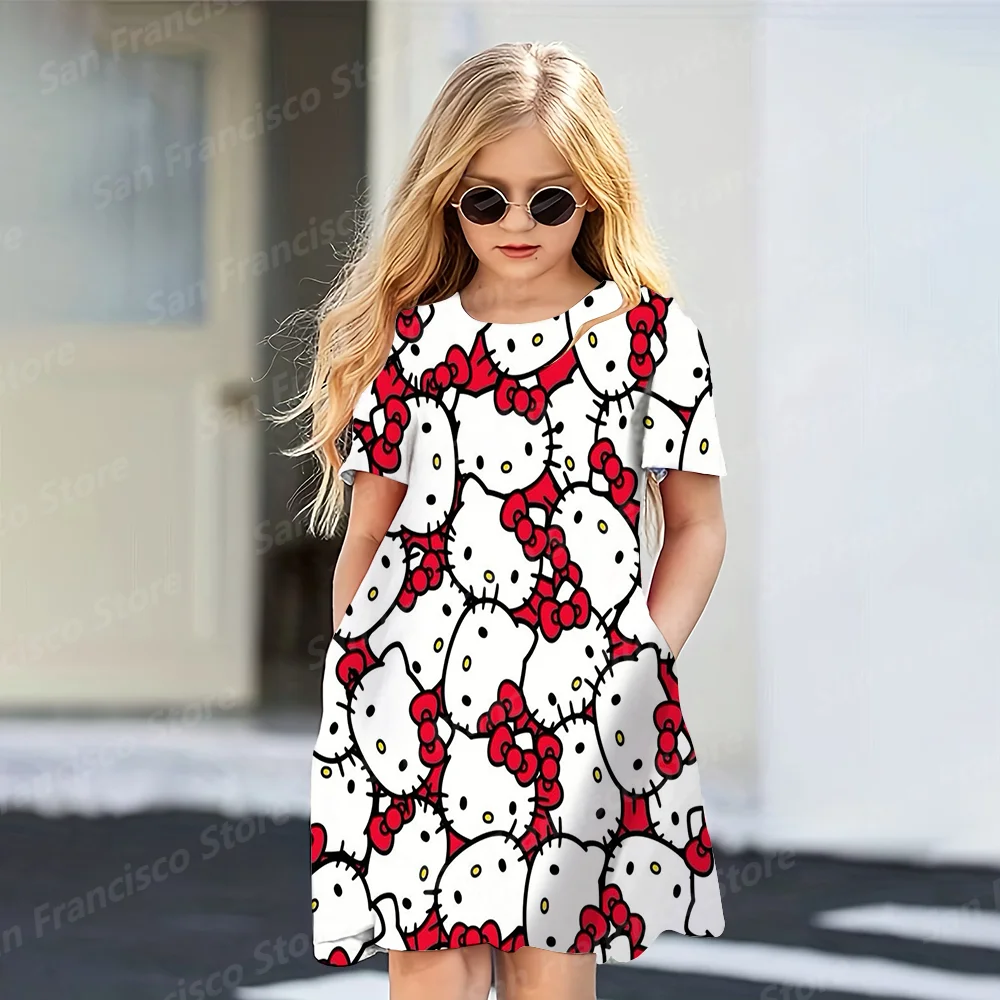 Горячая Распродажа, летнее красное платье для девочек с 3D принтом Hello Kitty, Повседневное платье для детей и взрослых с рисунком из мультфильмов, с коротким рукавом, платье для родителей и детей
Горячая Распродажа, летнее красное платье для девочек с 3D принтом Hello Kitty, Повседневное платье для детей и взрослых с рисунком из мультфильмов, с коротким рукавом, платье для родителей и детей