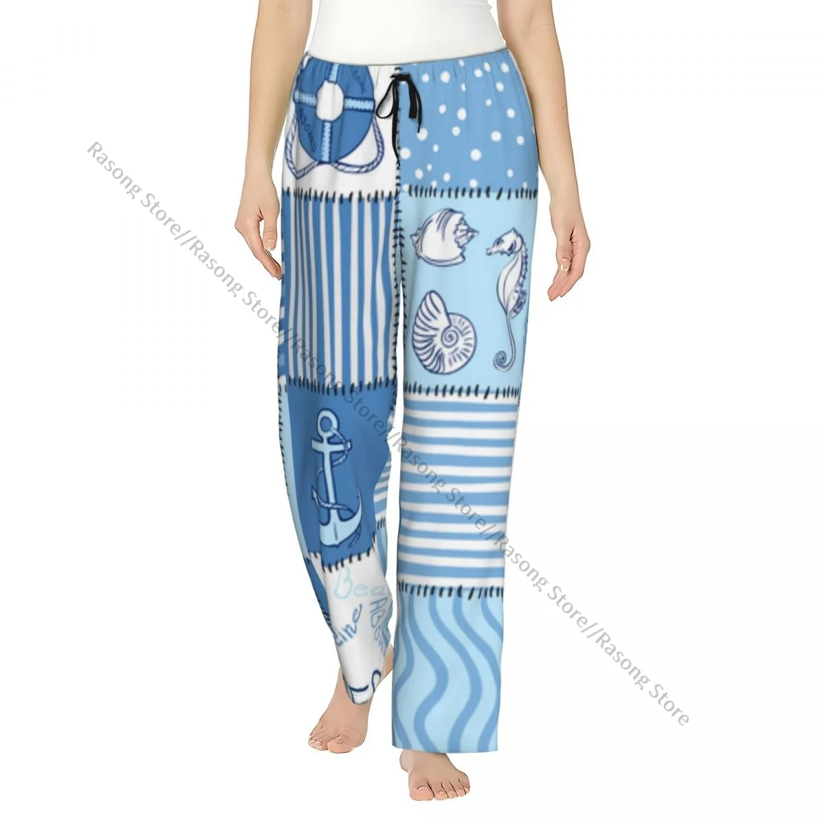 Pajama Pants for Women Sea Patchwork Print Sleep Bottoms Home Loungewear
Pajama Pants for Women Sea Patchwork Print Sleep Bottoms Home Loungewear