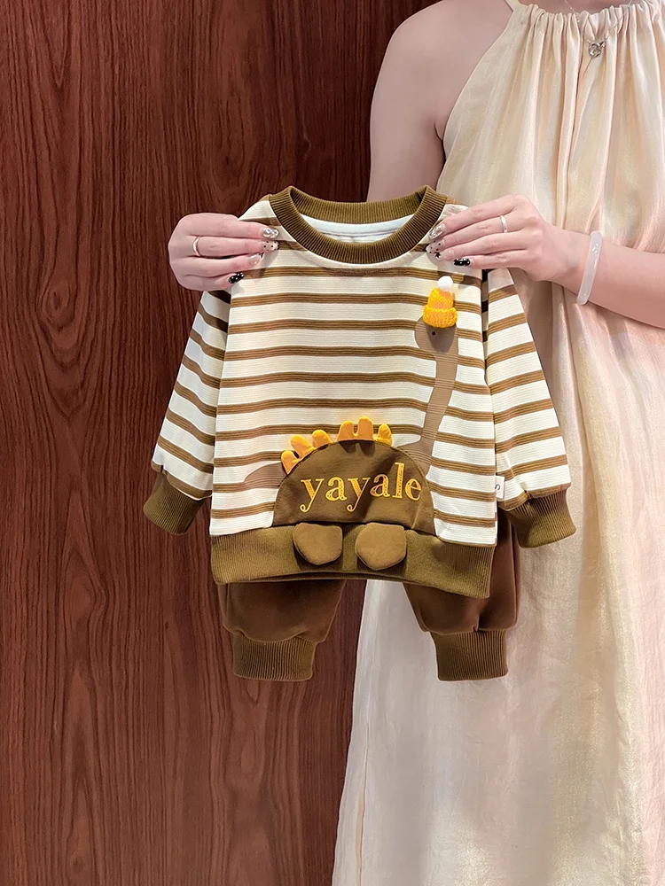 Children's 3D Cartoon Cotton Sportswear Set Spring Autumn New Sle Casual Leisure Long Sve Sweatirt Pants Two-Piece Suit
Children's 3D Cartoon Cotton Sportswear Set Spring Autumn New Sle Casual Leisure Long Sve Sweatirt Pants Two-Piece Suit