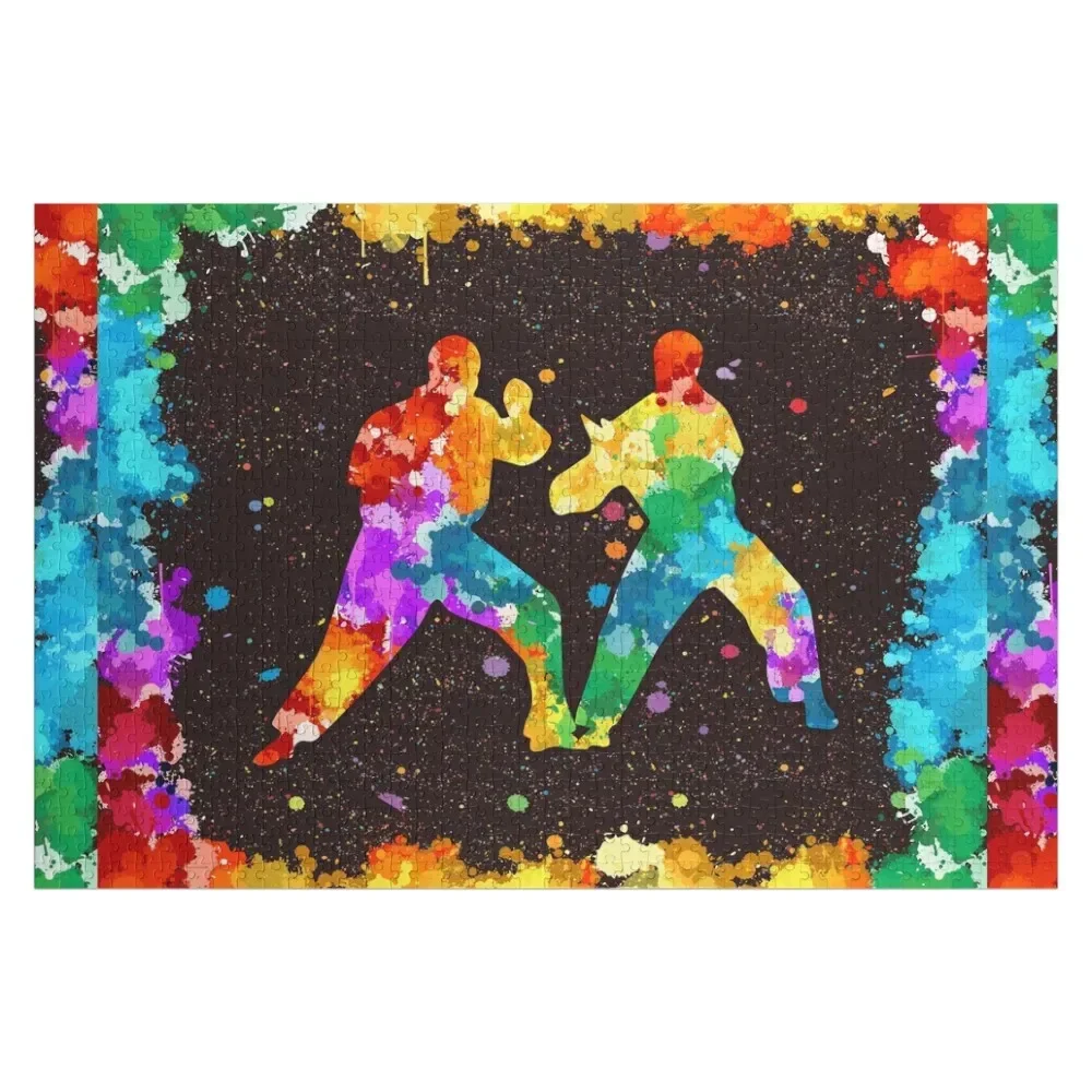 Jiu Jitsu Art Watercolor Jigsaw Puzzle Personalized Child Gift Customized Toys For Kids Wooden Boxes Puzzle
Jiu Jitsu Art Watercolor Jigsaw Puzzle Personalized Child Gift Customized Toys For Kids Wooden Boxes Puzzle