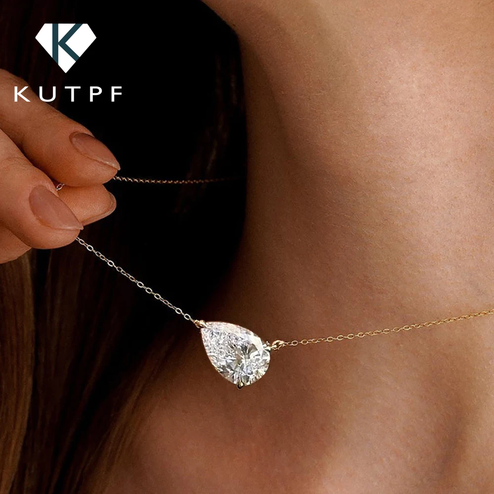 1/3carat Waterdrop Solitaire Moissanite Pendant Necklace 925 Sterling Silver Gra Certified Pear Cut Lab Diamond Neckchain Woman
1/3carat Waterdrop Solitaire Moissanite Pendant Necklace 925 Sterling Silver Gra Certified Pear Cut Lab Diamond Neckchain Woman