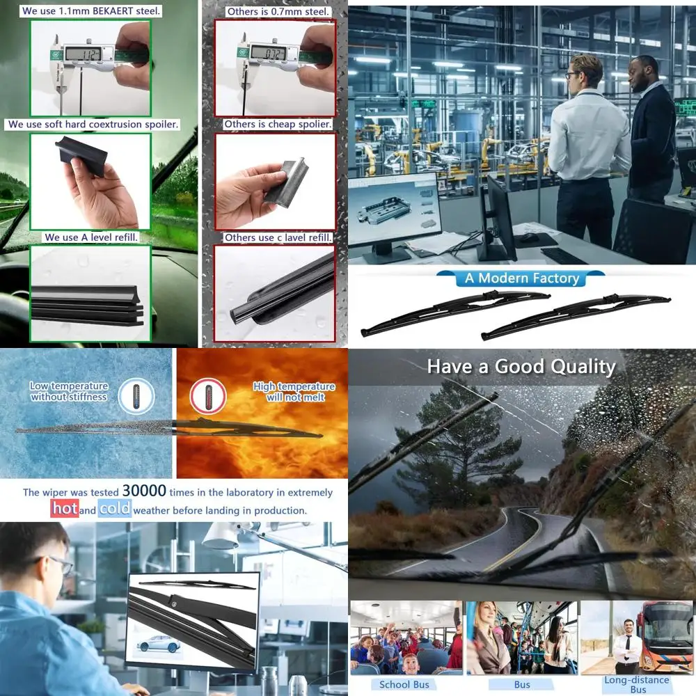 2 шт., 36 дюймов, сверхмощное крепление на лобовое стекло, замена щетки стеклоочистителя для дома на колесах, автомобиля для отдыха, автофургона с 20 шт.
2 шт., 36 дюймов, сверхмощное крепление на лобовое стекло, замена щетки стеклоочистителя для дома на колесах, автомобиля для отдыха, автофургона с 20 шт.