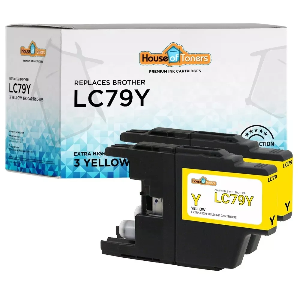 2 картриджи LC79Y LC-79 с желтыми чернилами для Brother MFC J6510WN J6710WN J6910D
2 картриджи LC79Y LC-79 с желтыми чернилами для Brother MFC J6510WN J6710WN J6910D