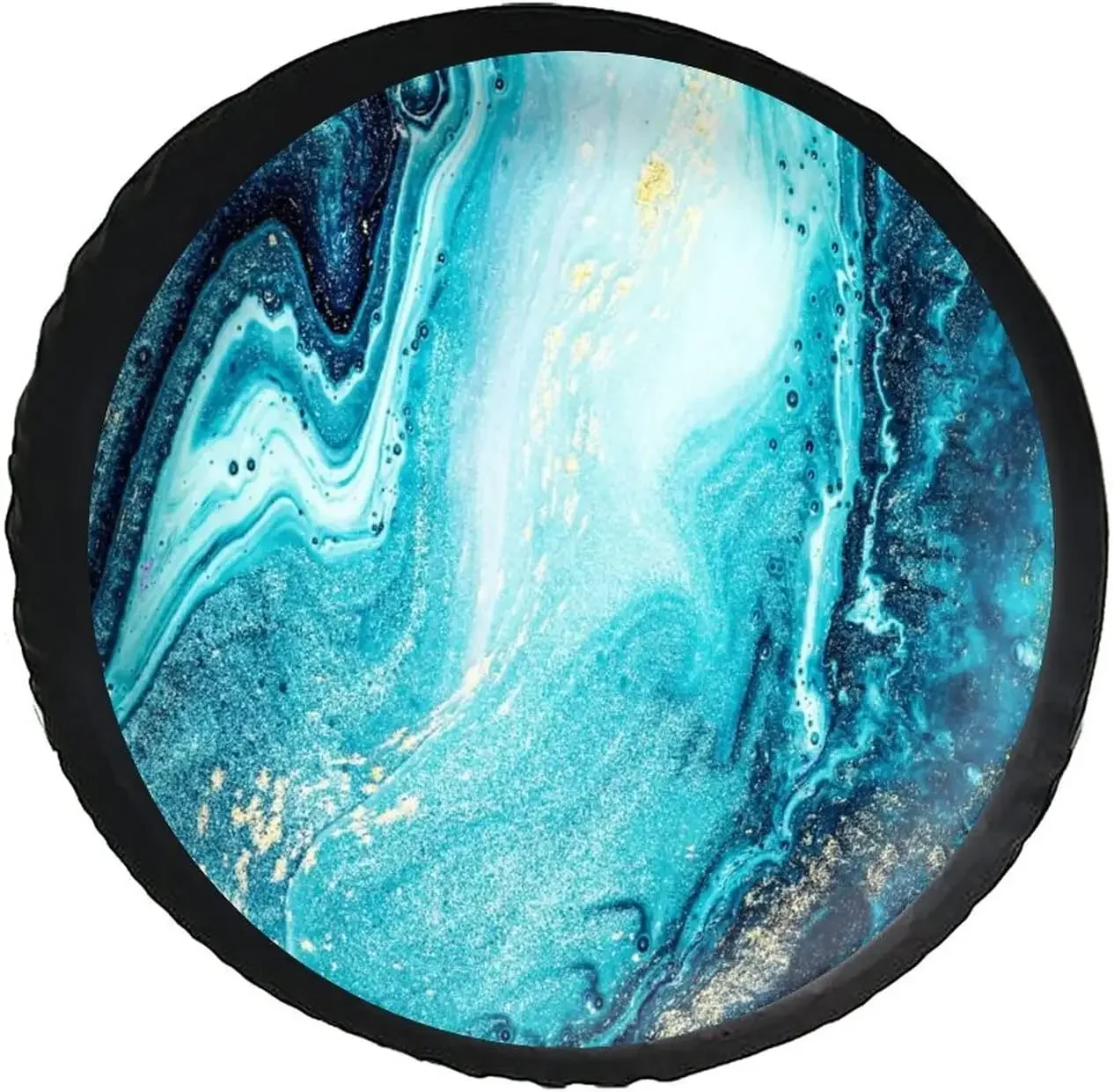 Blue Turquoise Marble Pattern Spare Tire Cover Wheel Protectors Water Dustproof Universal Fit for SUV Truck Camper Travel
Blue Turquoise Marble Pattern Spare Tire Cover Wheel Protectors Water Dustproof Universal Fit for SUV Truck Camper Travel